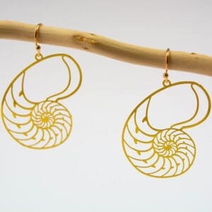 Nautilus Sacred Geometry Earrings