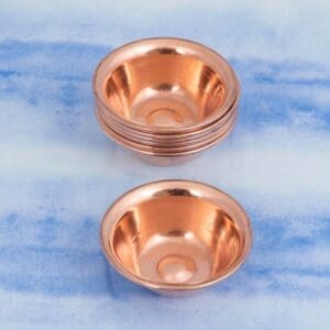Offering Bowls Set of Seven Copper Medium