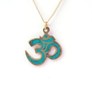 Om Turquoise Pendant