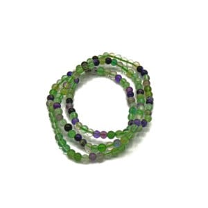Rainbow Fluorite Bracelet, set of three