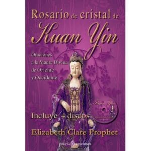 Rosario de cristal de Kuan Yin con 4 CD's