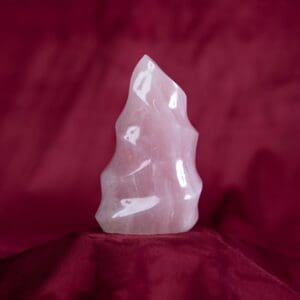 Rose Quartz Flame 5"