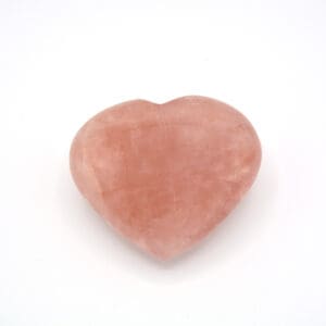 Rose quartz heart 1 3/8"