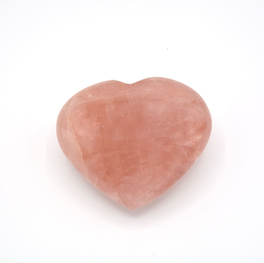 Rose quartz heart 1 3/8"