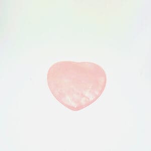 Rose Quartz worry stone 1.5" x 1.5"