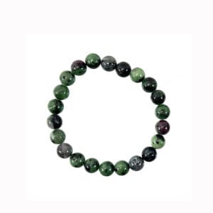 Ruby Zoisite 8 mm bracelet