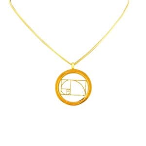 Sacred Geometry Golden Ratio Pendant Necklace
