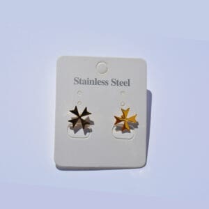 Saint Germain Maltese Cross Earrings