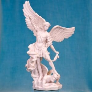 Saint Michael the Archangel, 14.5" Bonded Marble