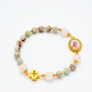Sanat Kumara and Mother Mary Rosary Bracelet