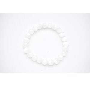 Selenite bracelet 8 mm