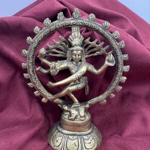 Shiva bronze color 5 3/8" tall