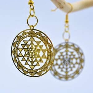 Shri Yantra Earrings