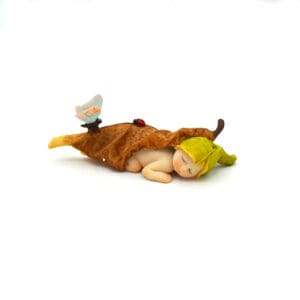 Sleeping Fairy Baby w Butterfly