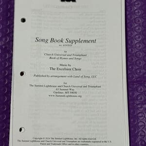 Song Book Supplement-Newest songs