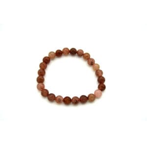 Strawberry quartz bracelet 8 mm