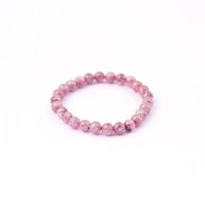 Strawberry Quartz Bracelet 8mm