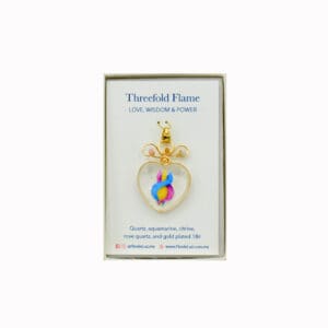 Threefold Flame Heart Pendant
