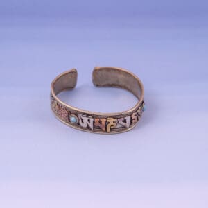 Tibetan Bracelet-Light Blue Ohm Mantra