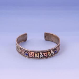 Tibetan Bracelets with OM Mantra Dark Blue