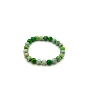 Variscite light green stone bracelet 8mm