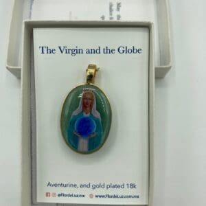Virgin Holding the Globe Pendant