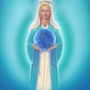 Virgin Mary Holding the World