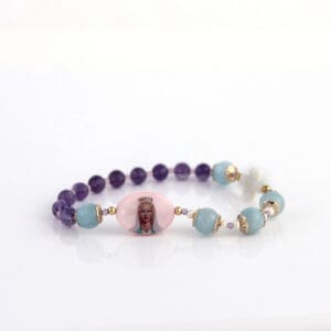Virgin Mary transmutation rosary bracelet