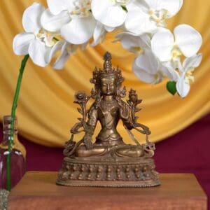 White Tara Brass, 8.5 inches
