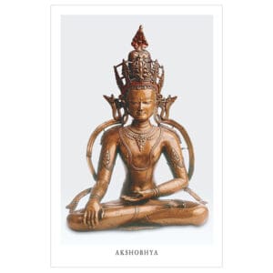 Akshobhya Buddha Wallet Card (Laminated)