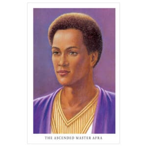 Ascended Master Afra Wallet Card (Laminated)