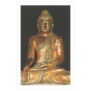 Golden Buddha wallet card (Laminated)