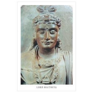 Maitreya (bronze statue) ( UV coated ) wallet card