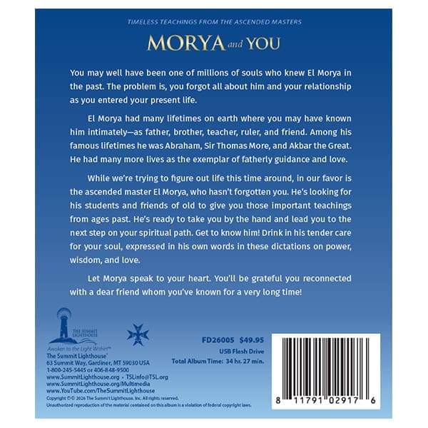 Morya and You - Power, Wisdom and Love