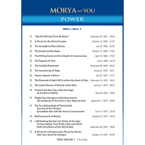Morya and You-Power
