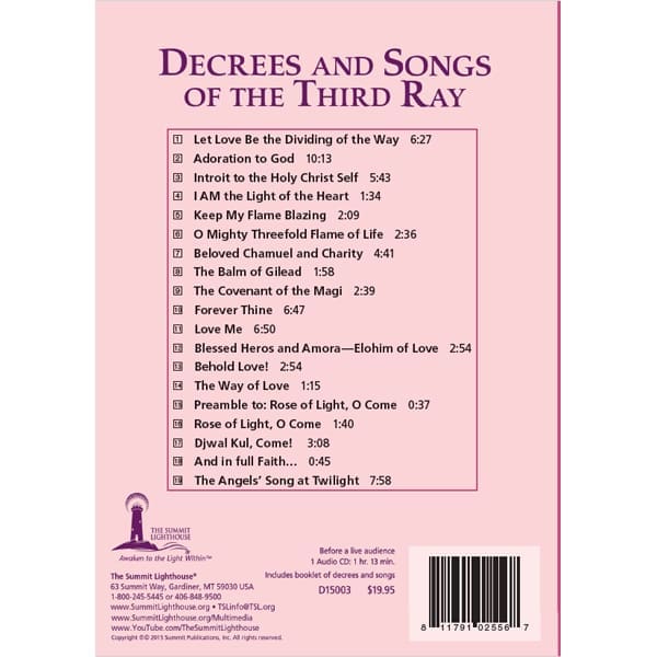 Decrees and Songs of the Third Ray
