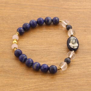 Hercules lapis bracelet