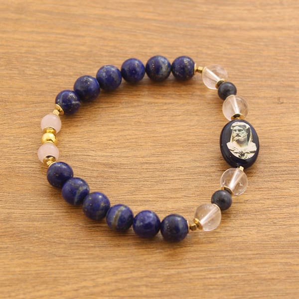 Hercules lapis bracelet
